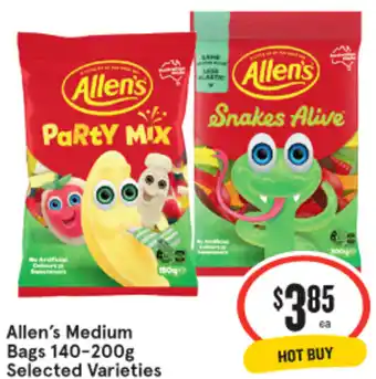 IGA Allen's Medium Bags 140-200g offer