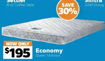 ComfortStyle Furniture & Bedding Economy Queen Mattress offer