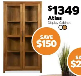 ComfortStyle Furniture & Bedding Atlas Display Cabinet offer