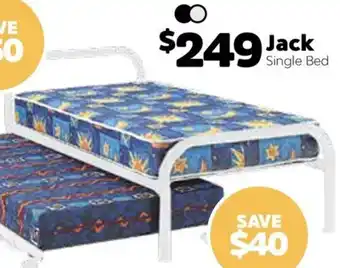 ComfortStyle Furniture & Bedding Jack Single Bed offer