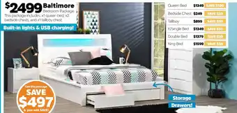 ComfortStyle Furniture & Bedding Baltimore Bedroom Package offer