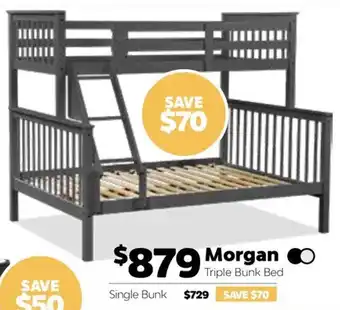 ComfortStyle Furniture & Bedding Morgan Triple Bunk bed offer