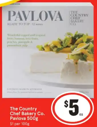 IGA The Country Chef Bakery Co. Pavlova 500g offer