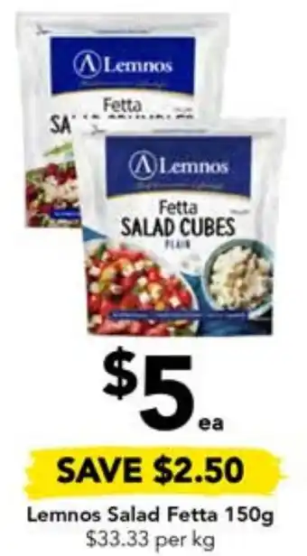 Drakes Lemnos Salad Fetta 150g offer