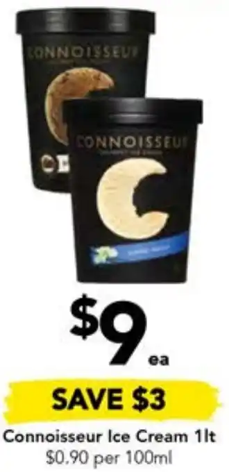 Drakes Connoisseur Ice Cream 1lt offer