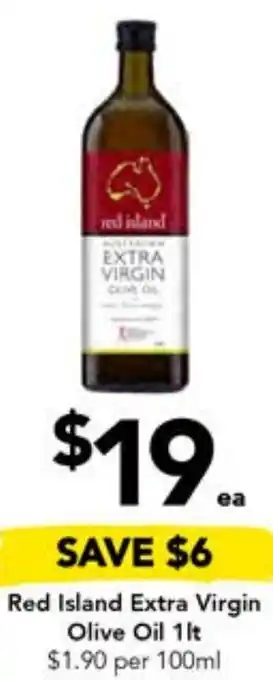 Drakes Red Island Extra Virgin Olive Oil 1lt offer
