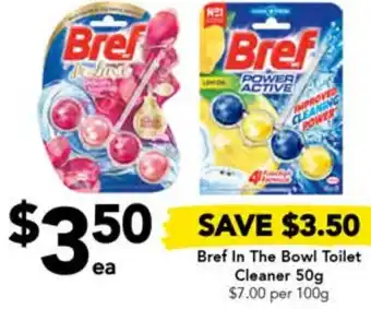 Drakes Bref In The Bowl Toilet Cleaner 50g offer
