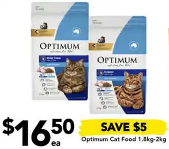 Drakes Optimum Cat Food 1.8kg-2kg offer