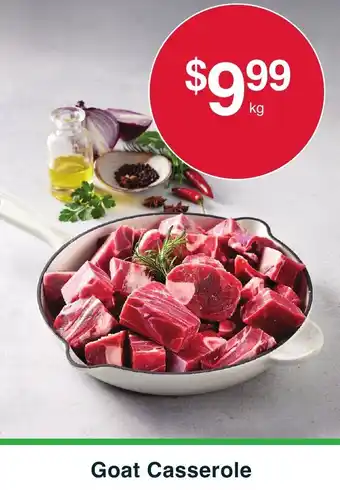 Australian Butchers Goat Casserole per kg offer