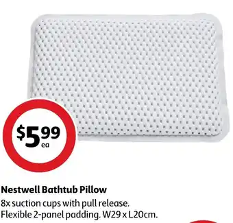 Coles Nestwell Bathtub Pillow offer