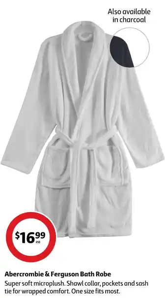 Coles Abercrombie & Ferguson Bath Robe offer