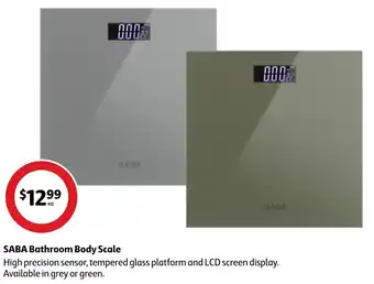 Coles SABA Bathroom Body Scale offer