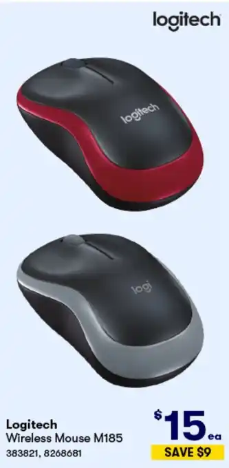 Woolworths Logitech Wireless Mouse M185 offer