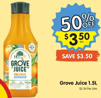 Spar Grove Juice 1.5L offer