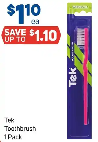 Foodland Tek Toothbrush 1 Pack offer