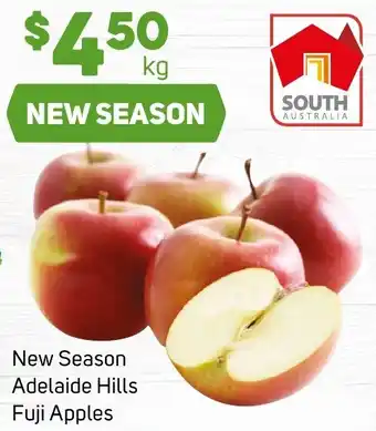 Foodland New Season Adelaide Hills Fuji Apples per kg offer