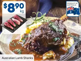 Foodland Australian Lamb Shanks per kg offer