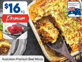 Foodland Australian Premium Beef Mince per kg offer