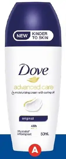 Foodland Dove Roll On Deodorant 50ml offer