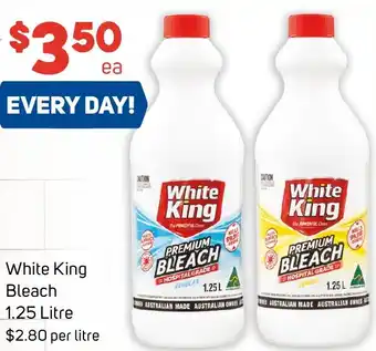 Foodland White King Bleach 1.25 Litre offer