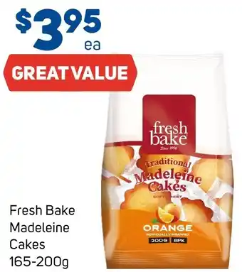 Foodland Fresh Bake Madeleine Cakes 165-200g offer