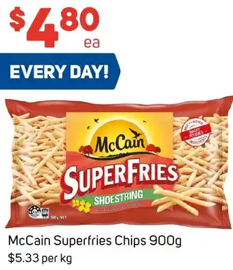 Foodland McCain Superfries Chips 900g offer