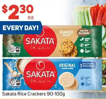 Foodland Sakata Rice Crackers 90-100g offer