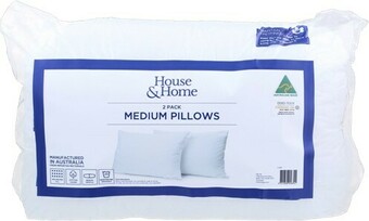 BIG W House & Home 2-Pack Medium Pillows offer