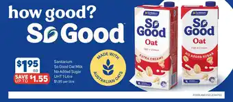 Foodland Sanitarium So Good Oat Milk offer