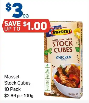 Foodland MASSEL Stock Cubes 10 Pack offer