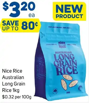 Foodland Nice Rice Australian Long Grain Rice 1kg offer