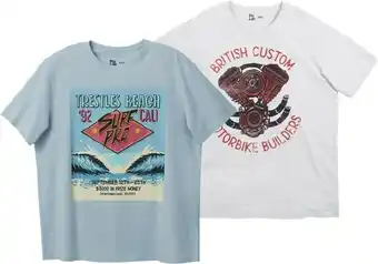 BIG W Big Joe Mens Short Sleeve Graphic Tees offer