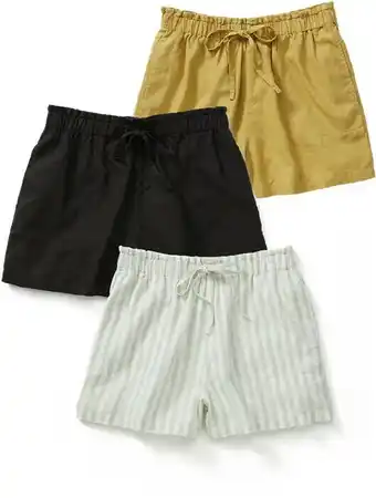 &me Womens Amy Linen Blend Shorts