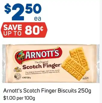 Foodland Arnott's Scotch Finger Biscuits 250g offer
