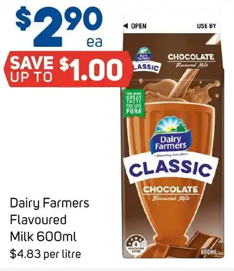 Foodland Dairy Farmers Flavoured Milk 600ml offer