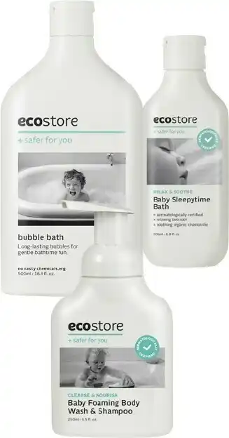 40% off Ecostore Baby Toiletries