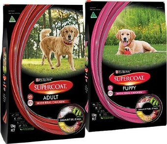 BIG W SuperCoat Dry Dog Food Varieties 12kg offer