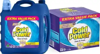 BIG W Cold Power Laundry Detergent 5.4Litre/5.4kg offer