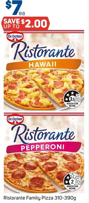Foodland Ristorante Family Pizza 310-390g offer
