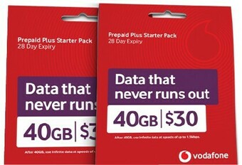 BIG W Vodafone $30 Starter Pack offer