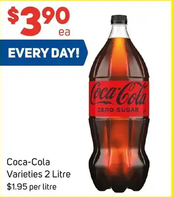 Foodland Coca-Cola Varieties 2 Litre offer