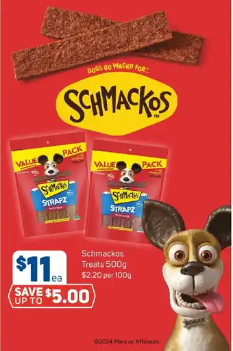 Foodland Schmackos Treats 500g offer