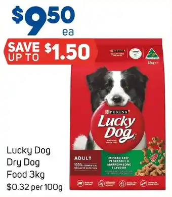 Foodland Lucky Dog Dry Dog Food 3kg offer