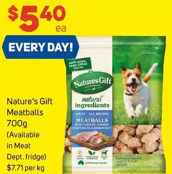 Foodland Nature's Gift Meatballs 700g offer