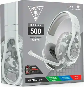 BIG W Turtle Beach Recon 500 Arctic Camo offer