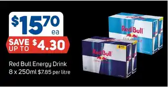 Foodland Red Bull Energy Drink offer