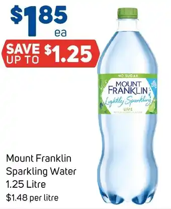 Foodland Mount Franklin Sparkling Water offer