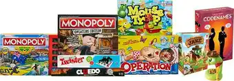 BIG W Selected Board Games offer
