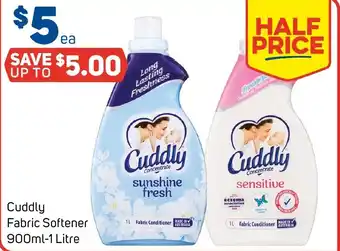 Foodland Cuddly Fabric Softener 900ml offer