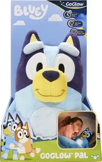 BIG W Bluey Light Up Go-Glow Cuddle Pal offer